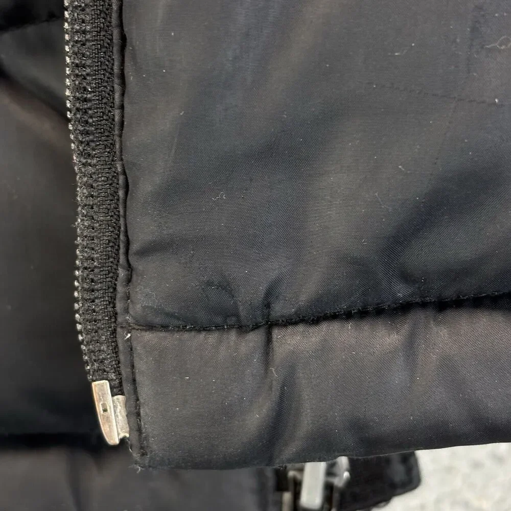 Gap Kids Down Puffer Youth L‎ 10 HoodedJacket Coat Snow Ski **ZIPPER FLAW READ**